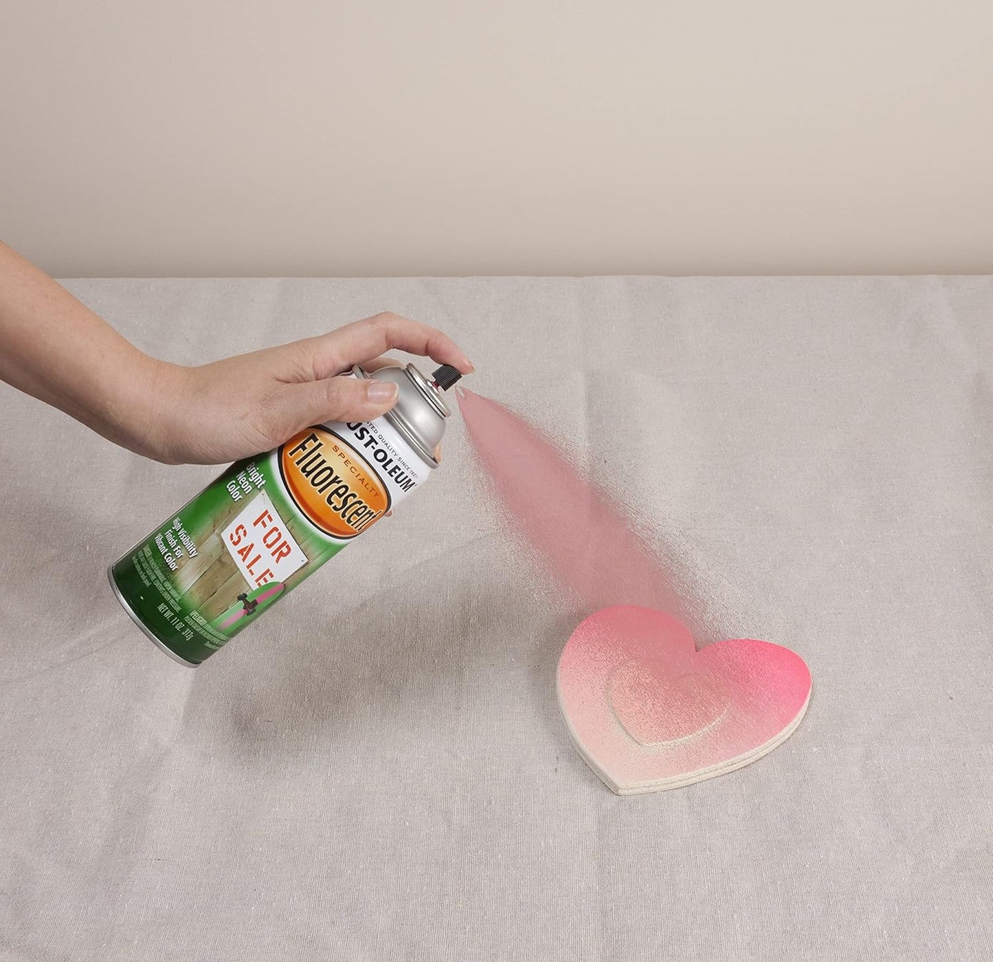 Rust-Oleum 342571 Specialty Fluorescent Spray Paint, 11 oz, Yellow