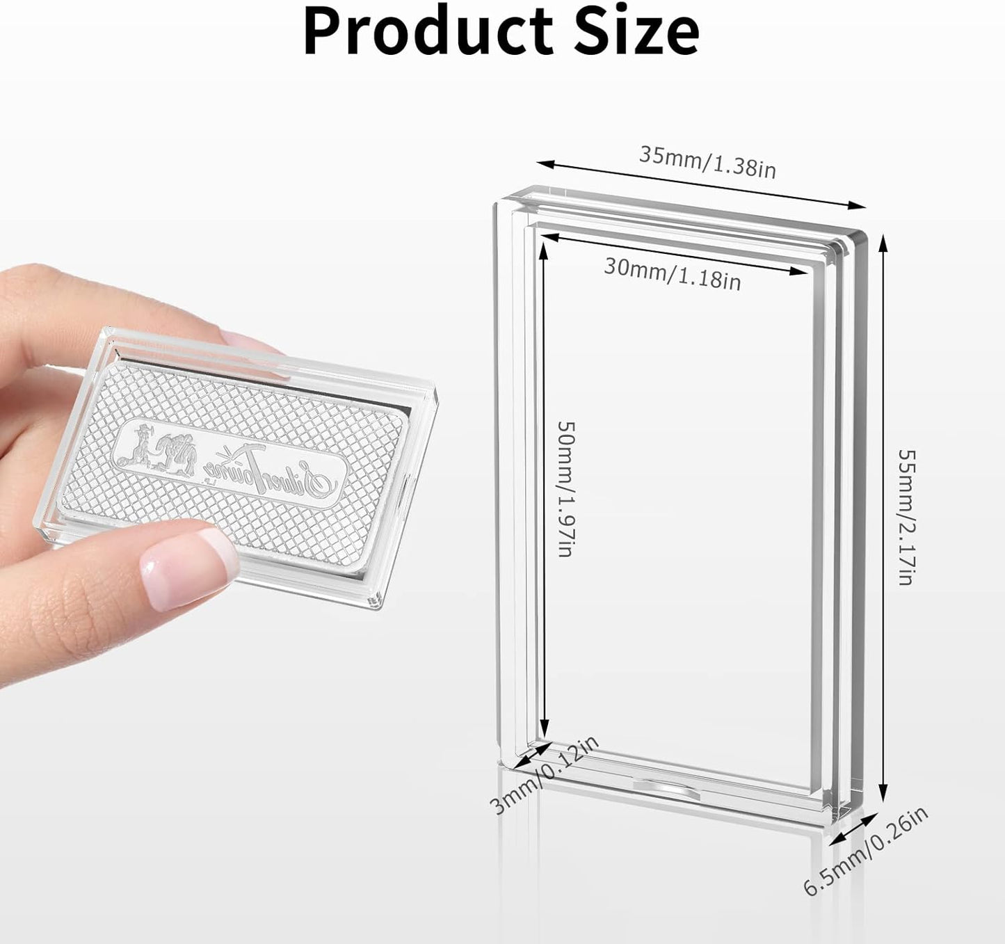 Silver Bar Holder, 1 Oz Case, 20-Piece Capsule Storage
