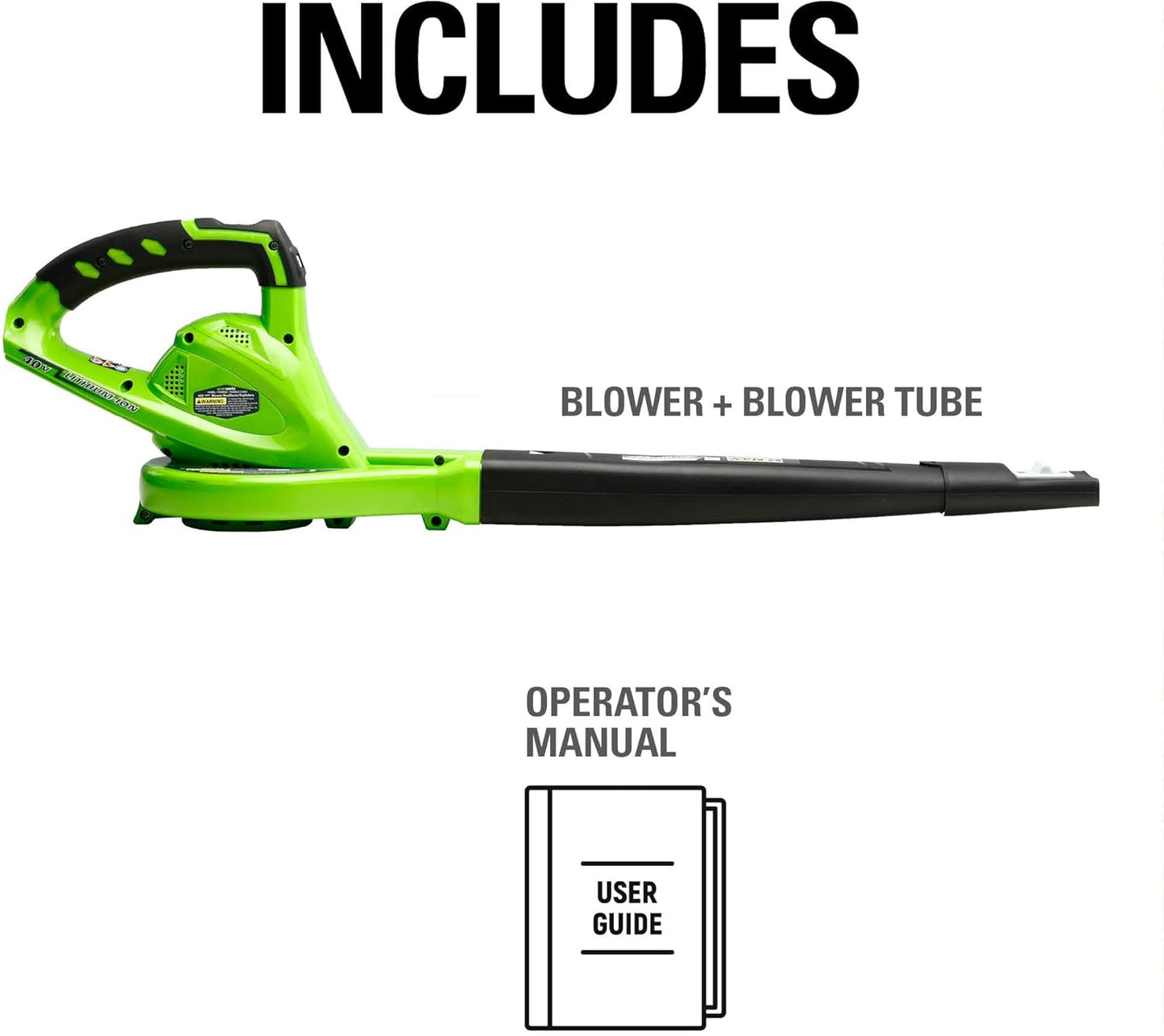 Greenworks 40V Leaf Blower, 150 MPH, Tool-Only