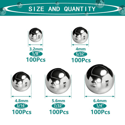 500 Assorted Loose Bicycle Bearings