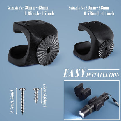 Flashlight Mounting Brackets for Bikes