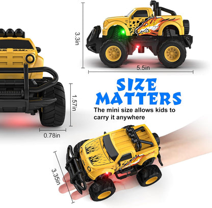 1:43 Scale Remote Control Car for Boys 3-7, Yellow Gift Toy