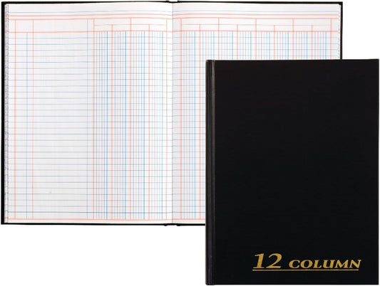 Adams 12-Column Account Book, 80 Pages