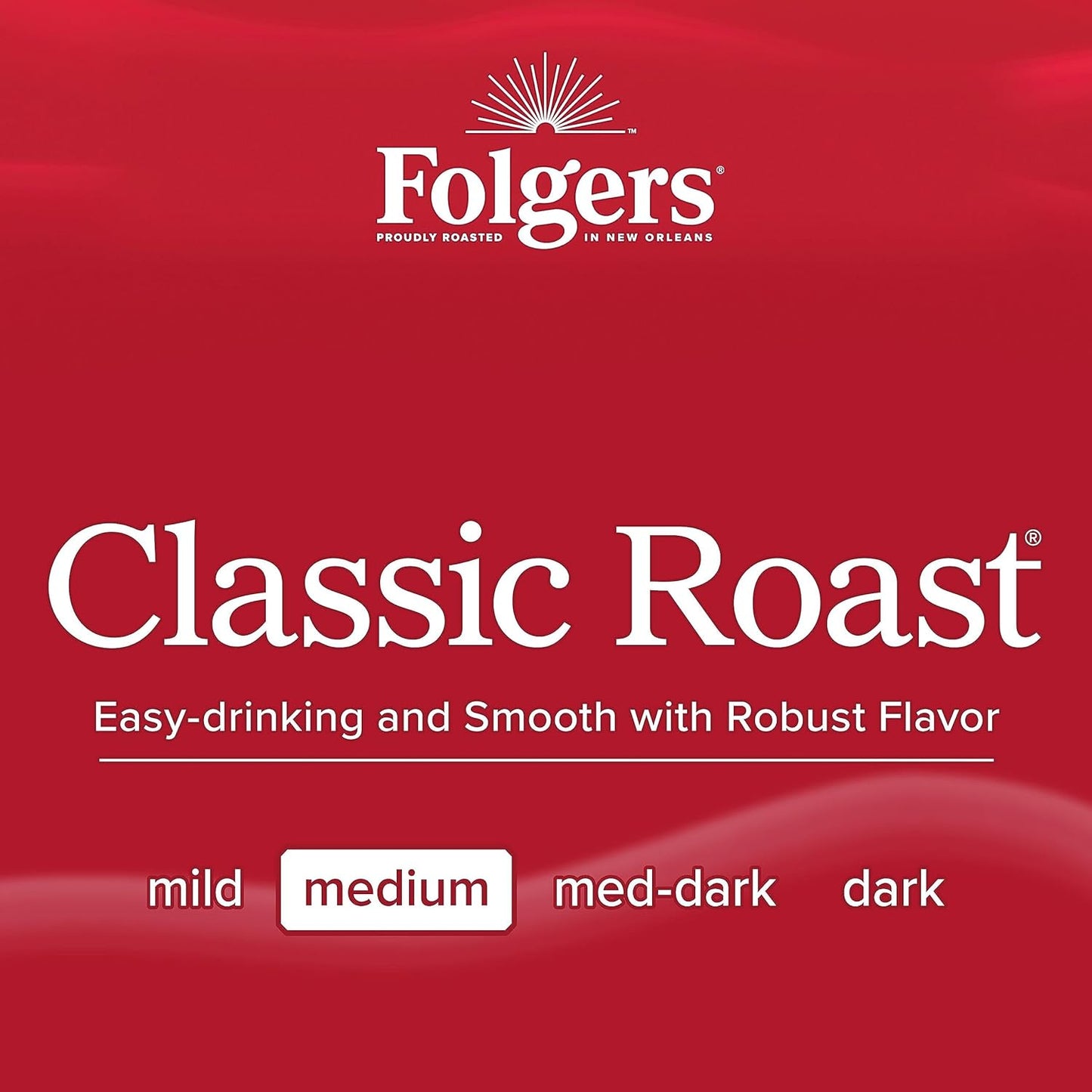 Folgers Classic Roast Instant Coffee, 8 oz