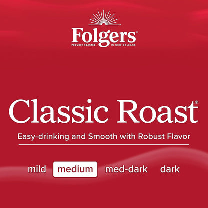 Folgers Classic Roast Instant Coffee, 8 oz