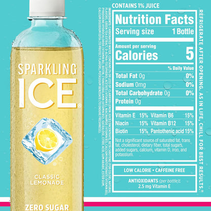 Sparkling Ice Blue Variety Pack, 17oz, 12-Count