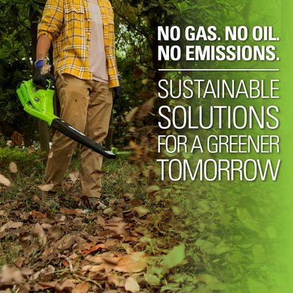 Greenworks 40V Leaf Blower, 150 MPH, Tool-Only