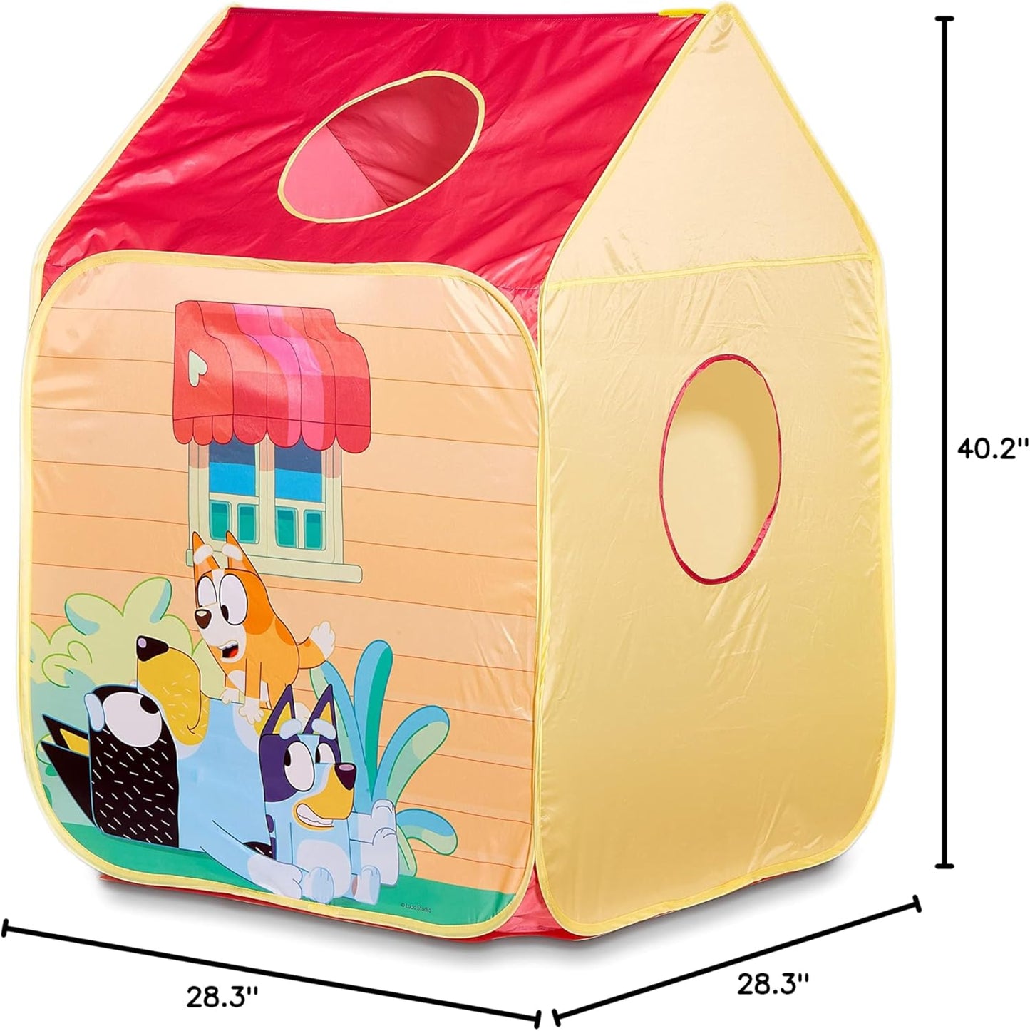 Bluey Pop N Fun Play Tent, Multicolor