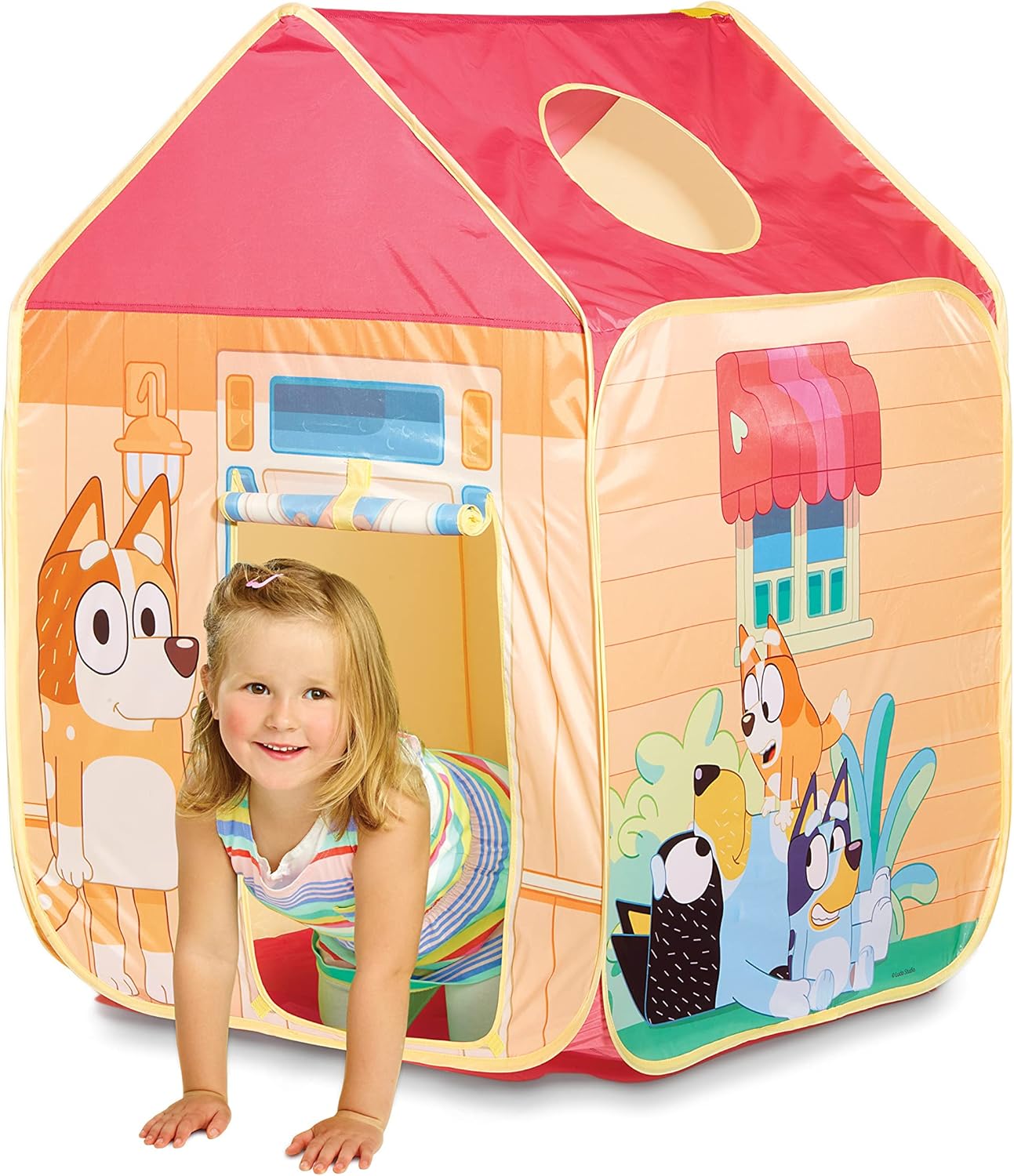 Bluey Pop N Fun Play Tent, Multicolor
