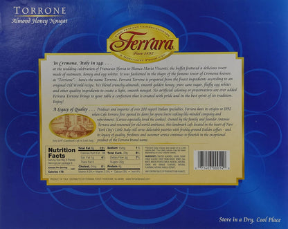 Ferrara Torrone Nougat Candy, 18 Pieces