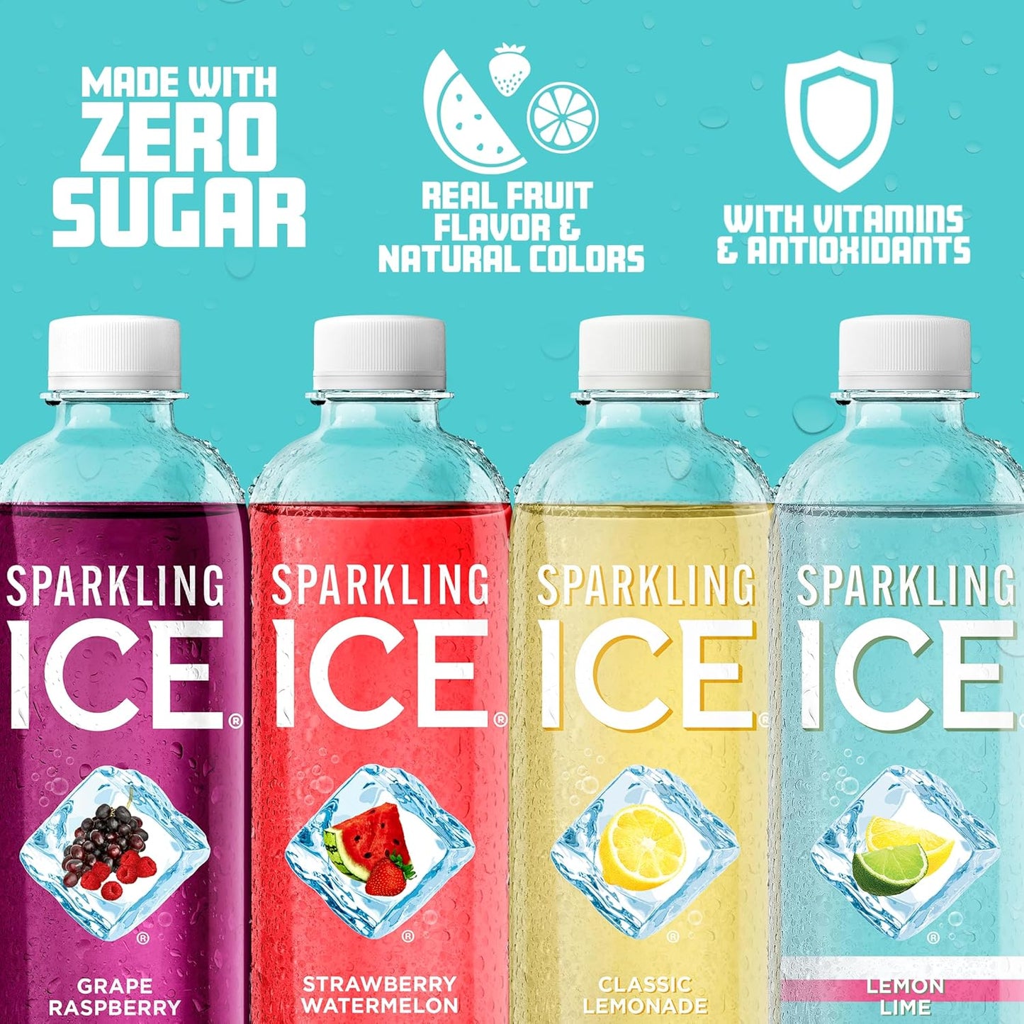 Sparkling Ice Blue Variety Pack, 17oz, 12-Count
