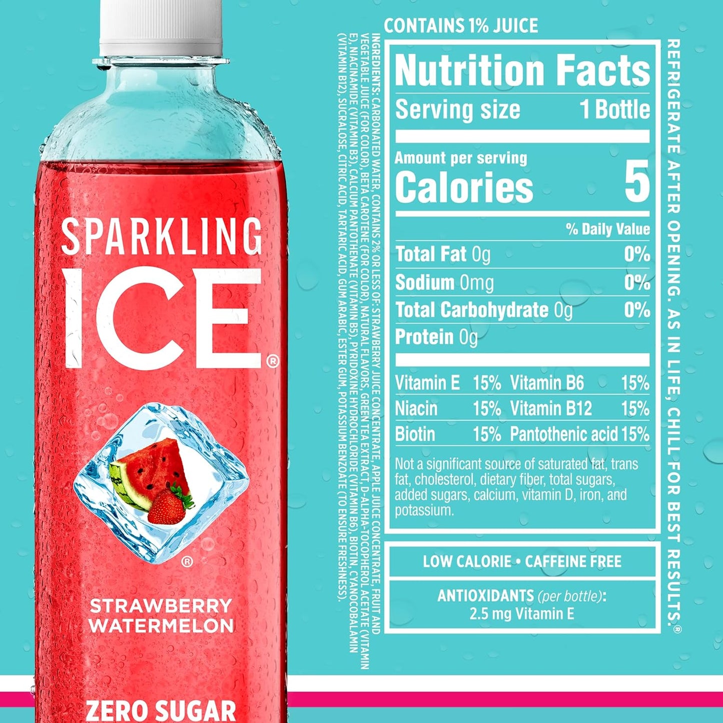 Sparkling Ice Blue Variety Pack, 17oz, 12-Count